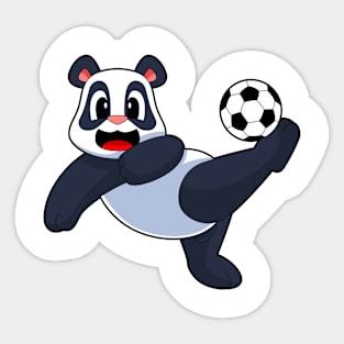 Panda Soccer player Soccer Sports Sticker